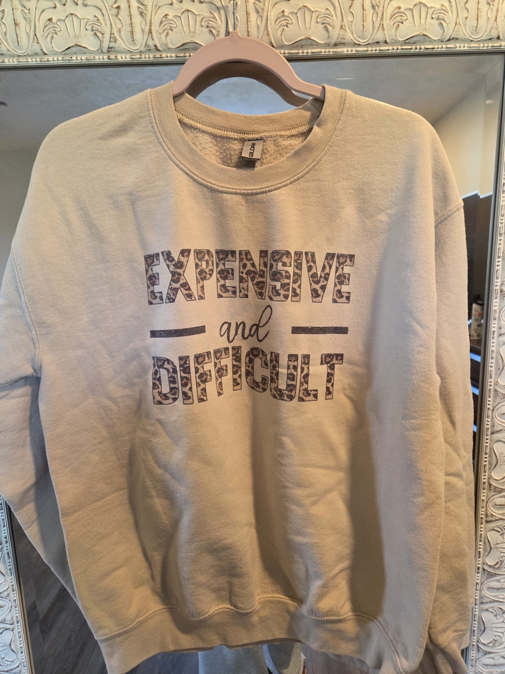 Expensive and Difficult Beige Crewneck Sweatshirt